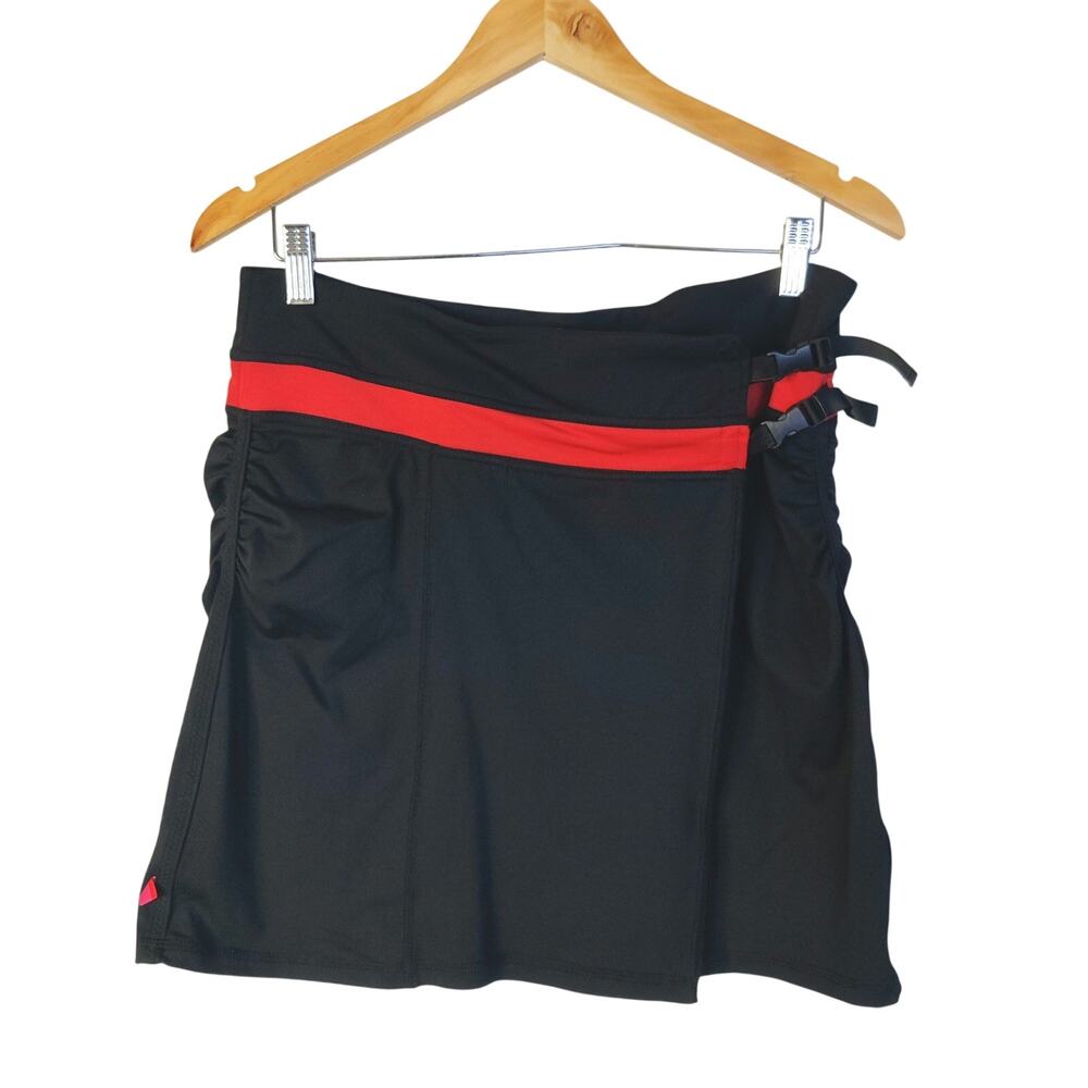 Terry Bicycles Black Wrap Mini Skirt Medium Fast Woman Cycling Pickleball Sporty